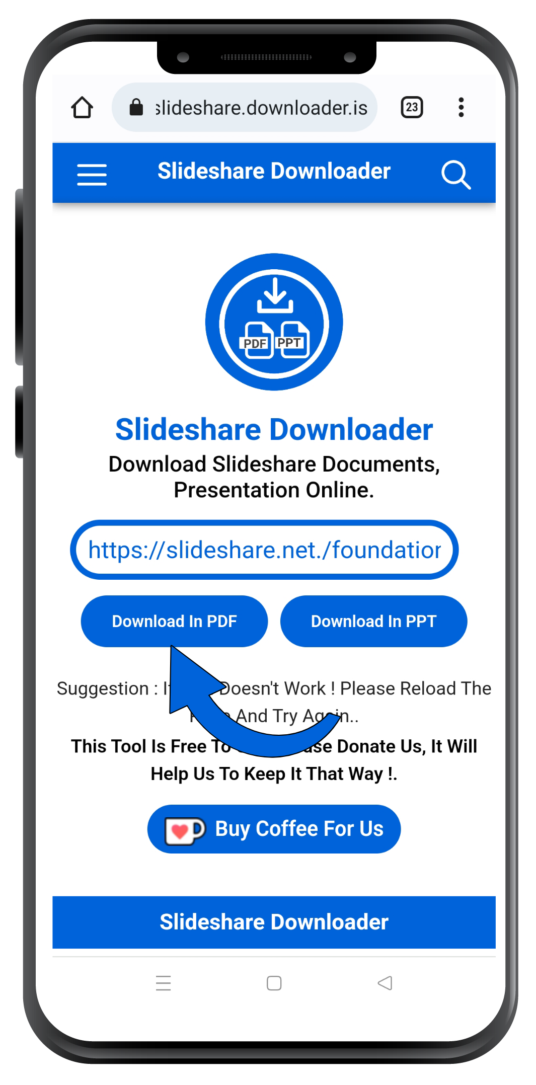 Slideshare downloader screenshot 3